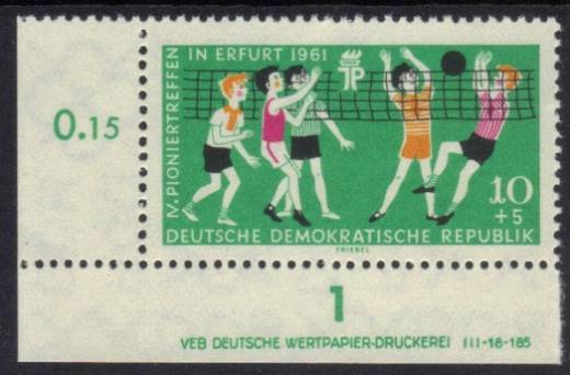 DDR Nr. 827 EUL mit DV
