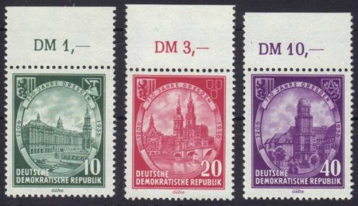 DDR Nr. 524-526 P OR