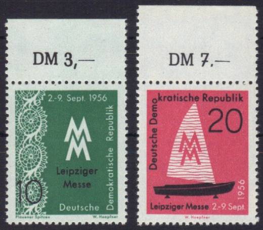 DDR Nr. 536-537 P OR