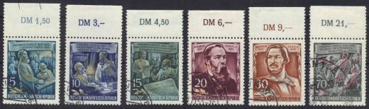 DDR ex Nr. 485-490 P OR