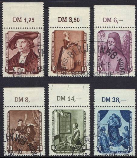 DDR Nr. 504-509 P OR
