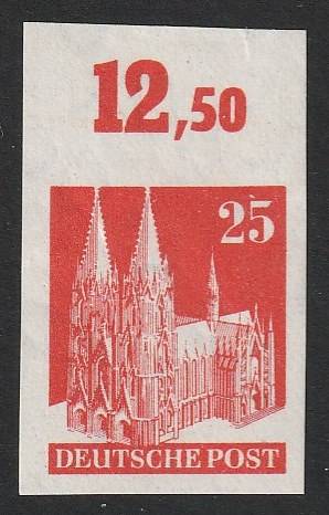 Bizone Nr. 87 U P OR ** (Bargel) mit PF!