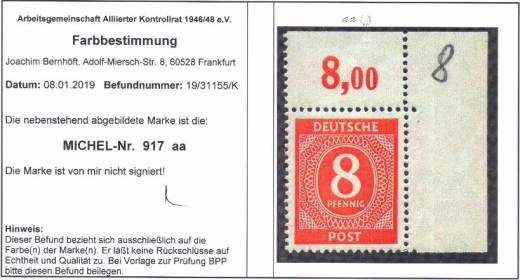 917aa P EOR dgz, Befund ArGe!!!