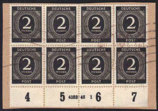 912a HAN 4052.46-1 auf 8er-Einheit mit Vollstempel