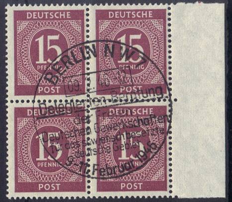921a 4er SR R Vollstempel !!!