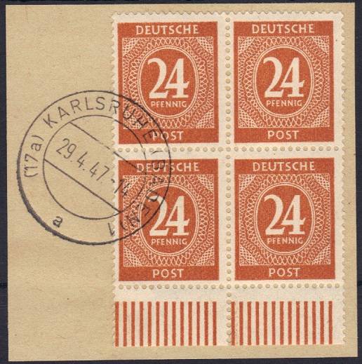 925a 4er W UR Vollstempel !!!