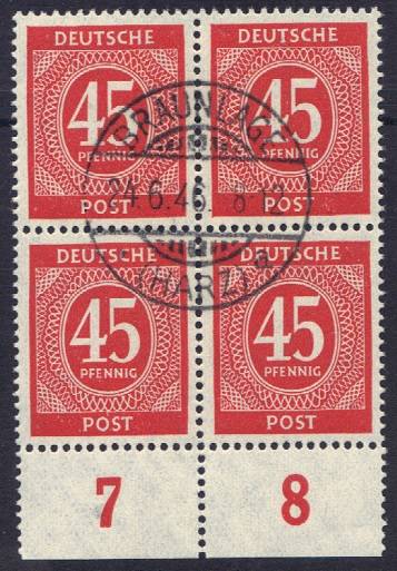 931 4er P UR Vollstempel !!!