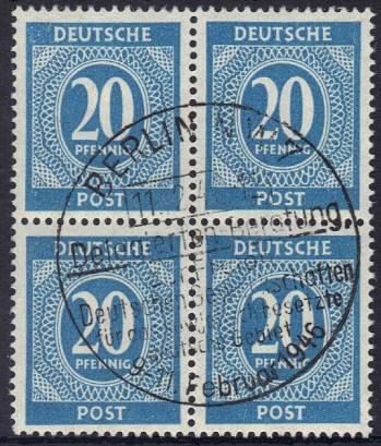 924a 4er-Block SST BERLIN Delegiertenberatung 11.02.46!