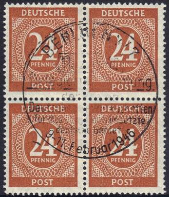 925a 4er-Block SST BERLIN Delegiertenberatung 11.02.46!