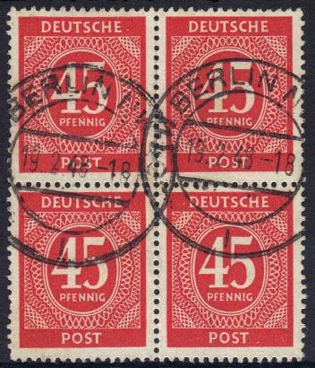 931 4er-Block Vollstempel BERLIN