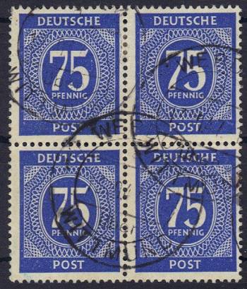 934a 4er-Block Vollstempel