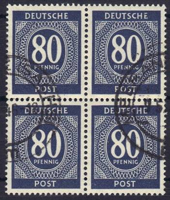 935a 4er-Block Vollstempel