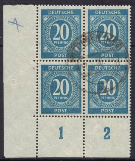 924a 4er P EUL Vollstempel !!!