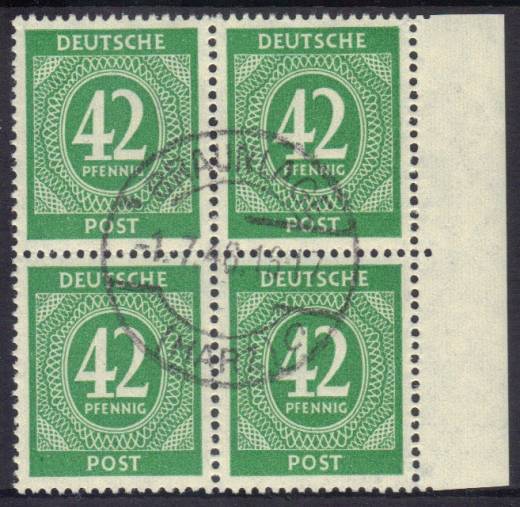 930 4er SR R Vollstempel, gepr. Schlegel BPP !!!RRR