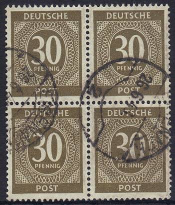 928c 4er-Block Vollstempel