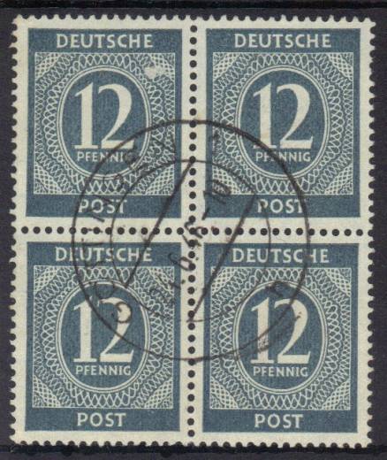 920d 4er-Block Vollstempel