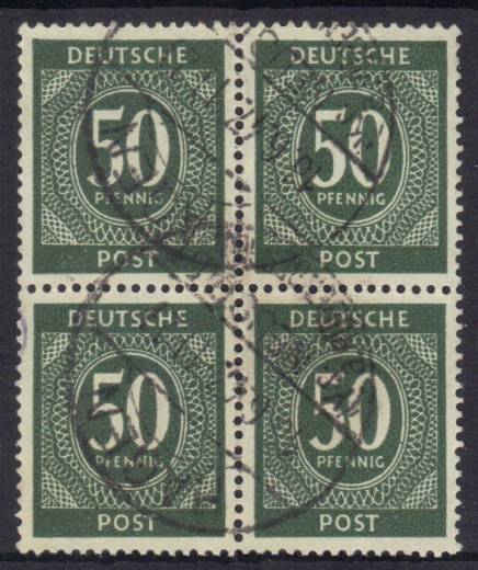 932c 4er-Block Vollstempel