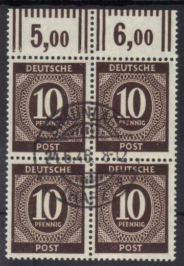 918b 4er W OR Lötpaar! Vollstempel !!!RRR