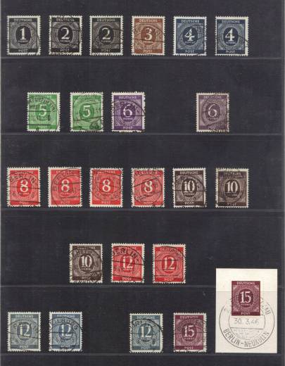 Luxus-Sammlung 911-937 inkl. Farben, mit Vollstempel !!! Schnäppchenpreis!