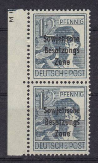 SBZ Nr. 186 P SR Paar m. Teil DZ