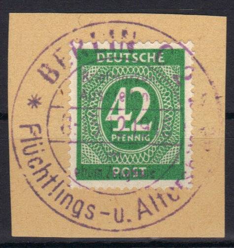 930 mit SST BERLIN a. Briefstück (3), gepr. Schlegel BPP