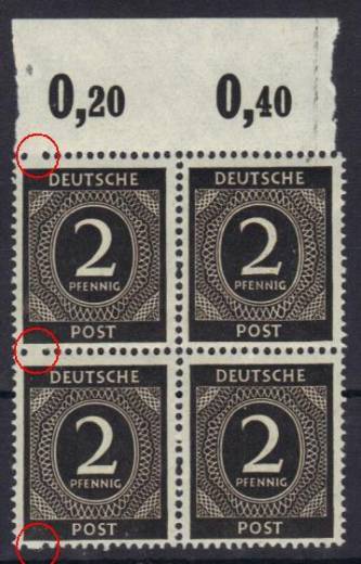 912b 4er P OR ** mit Zahnnadelausfall + PF F02 !