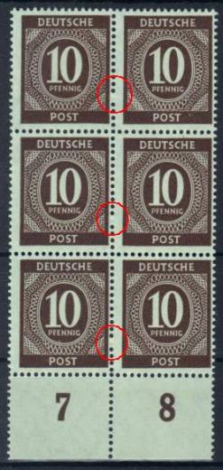 918a UR 6er-Block mit Zahnnadelausfall