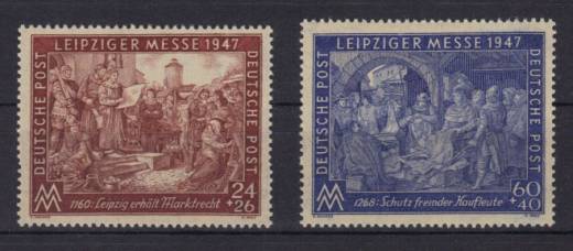941 - 942 C, Satz Leipziger Frühjahrsmesse 1947