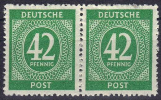 930 Paar mit Ruffzähnung