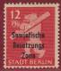 SBZ Nr. 204A waz mit Abklatsch !