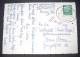 Greeting Card Easter w. Railway post Munich Stuttgart 1957