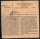 MeF Nr.928 (3) auf altem DR-Firmen-Paketkartenformular für ein Paket 7,5 Kg - 1. Zone / Wuppertal 26.4.48