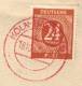Roter-Stempel KÖLN-BAYENTHAL 18.10.47 auf Fernbrief EF 925