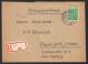 Postablagebeleg 13.10.47 Einschreiben Brackwede - Frankfurt / Main!!