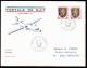 Flugpost 1968 Nachtflug Linie AF 1010 Lille - Paris mit Fokker F27