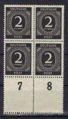 912a L, P UR 4er-Block, Leerfelder!