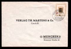 BRD EF Nr.212 Landpoststempel Randersacker über Würzburg