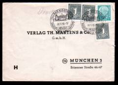 BRD MiF Nr.226xv a. DS SST Bad Kissingen - München 08.12.55!!!
