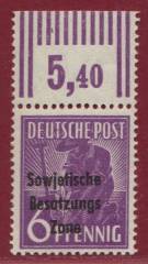 SBZ Nr. 183 W OR m. Aufdruckabklatsch