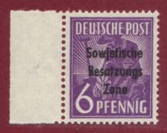 SBZ Nr. 183 W SR m. Aufdruckabklatsch
