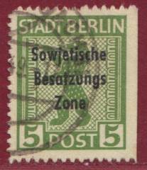SBZ Nr. 200B rechts ungezähnt !!! + PF III