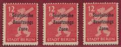 SBZ Nr. 204A waz PF neu N verkürzt + Zahnnadelausfall