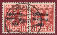 SBZ Nr. 202A vx, waag. Paar
