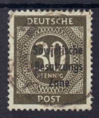 SBZ Nr. 208a Vollstempel, gepr. Paul BPP
