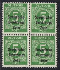 SBZ Nr. 207 4er-Block