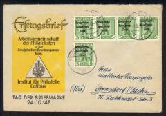 SBZ Nr. 202 MeF a. Fernbrief BAD SALZUNGEN
