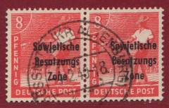 SBZ Nr. 184b waag. Paar gepr. Paul BPP