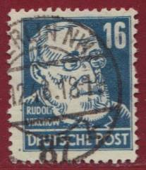 SBZ Nr. 218 EM Crosscomb - perforation! Vollstempel BERLIN