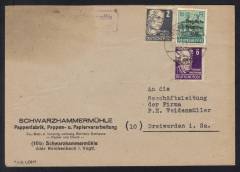 SBZ Nr. 213 b MiF Landpost Schwarzhammermühle, gepr. Paul BPP
