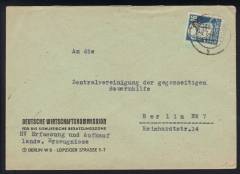 SBZ Nr. 218 b EF Ortsbrief Berlin, gepr. BPP